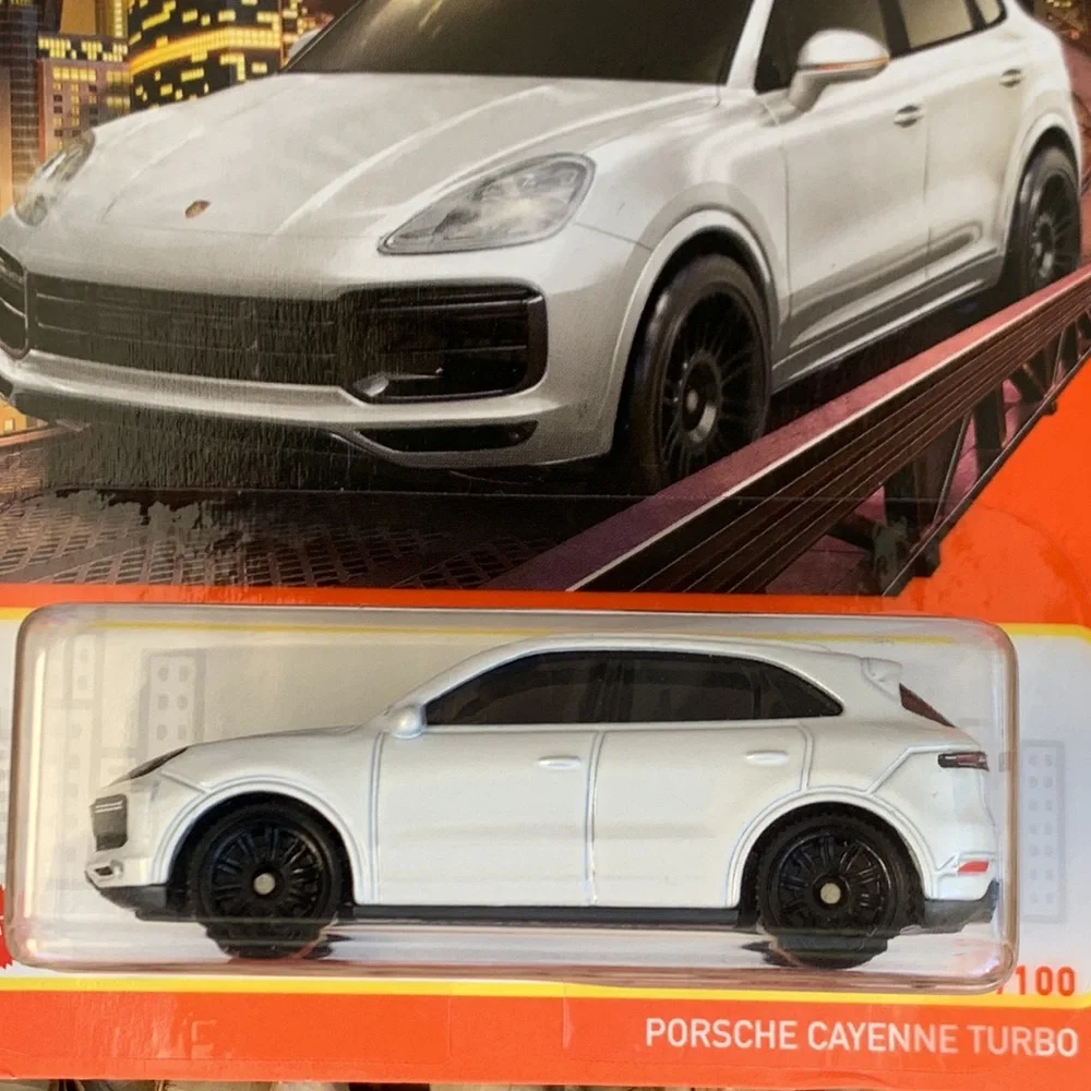 Porsche Cayenne Turbo White Car Matchbox New 2024